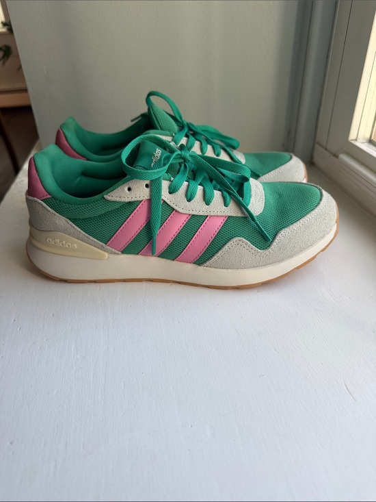adidas Shoes - adidas Women’s green and Pink Retro sneakers